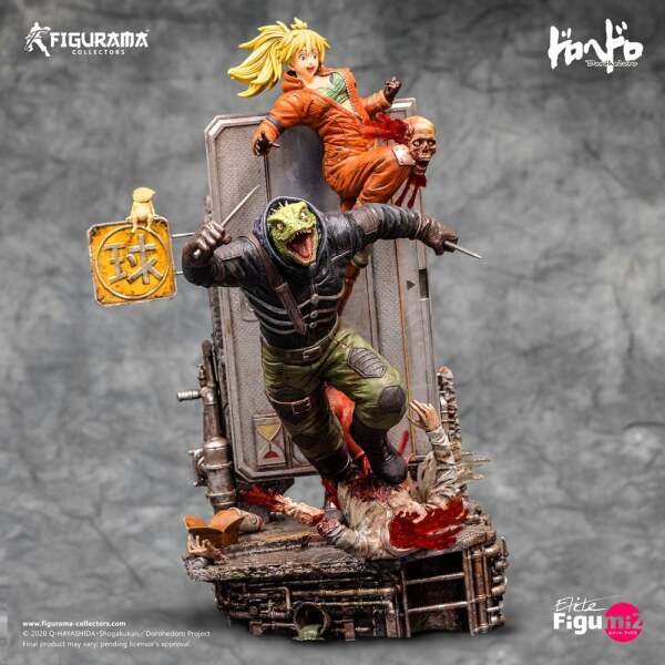 Diorama Dorohedoro Caiman & Nikaido Elite FigumiZ 1/8 37cm Figurama Collectors - Collector4U.com