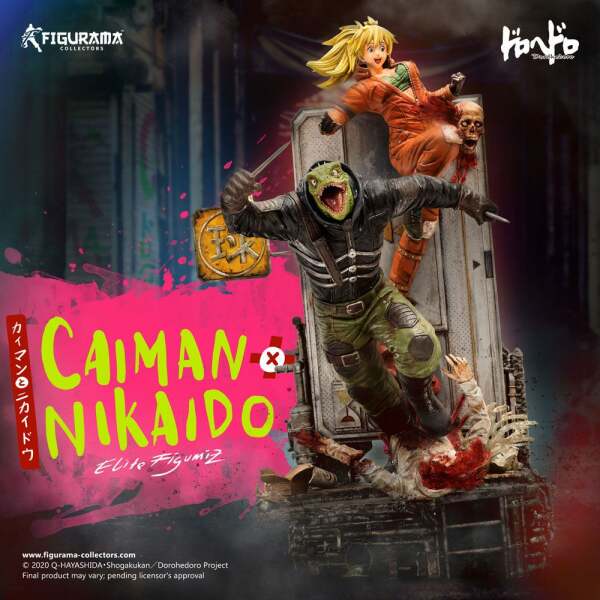 Diorama Dorohedoro Caiman & Nikaido Elite FigumiZ 1/8 37cm Figurama Collectors - Collector4U.com