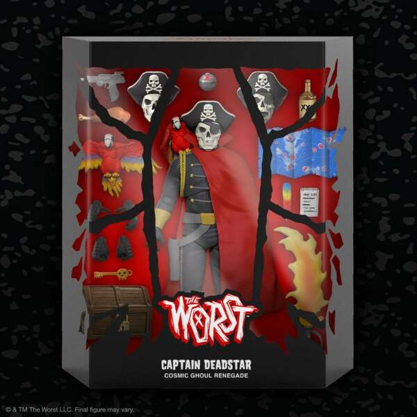 Figura Captain Deadstar The Worst Ultimates 18 cm Super7