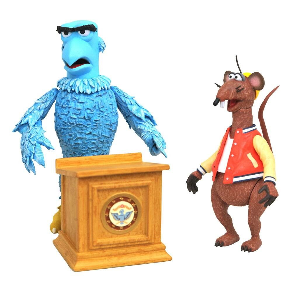 Figuras Sam the Eagle & Rizzo the Rat The Muppets Select Pack de 2 13 cm Diamond Select