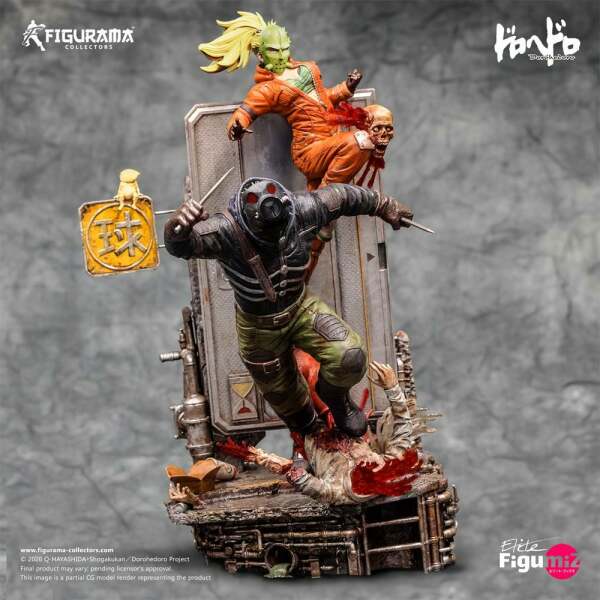 Diorama Dorohedoro Caiman & Nikaido Elite FigumiZ 1/8 37cm Figurama Collectors - Collector4U.com