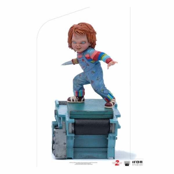 Estatua Chucky Muñeco diabólico 2 1/10 Art Scale 15cm Iron Studios - Collector4U.com