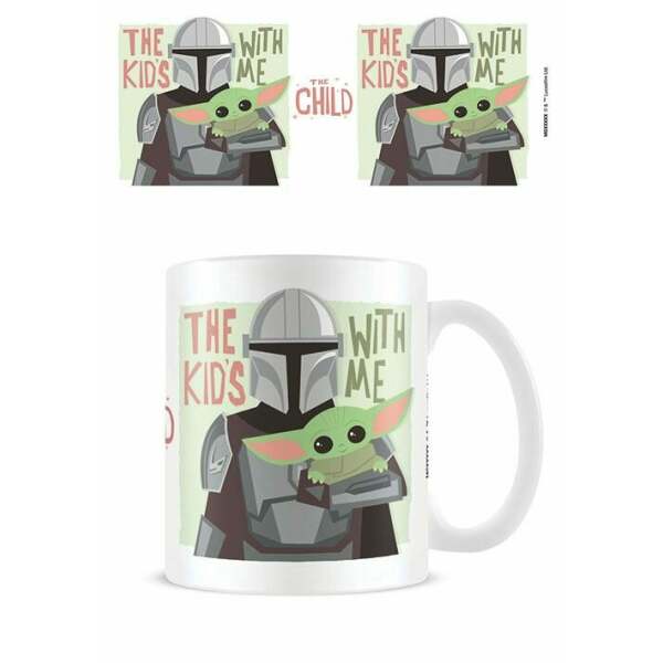 Taza The Kids With Me The Mandalorian Star Wars Pyramid International - Collector4U.com