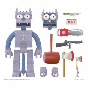 Figura Ultimates Robot Scratchy Los Simpson 18cm Super7 - Collector4U.com