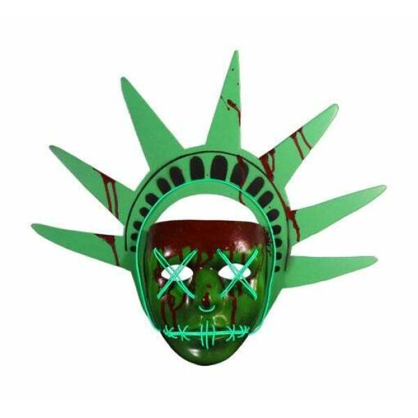 Máscara Lady Liberty The Purge: Election Year (Light Up) Trick or Treat Studios - Collector4U.com