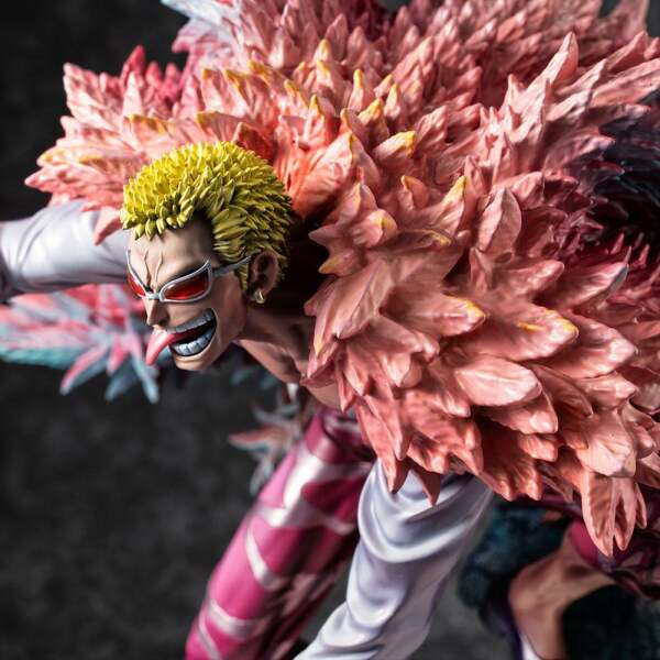 Estatua Donquixote Doflamingo One Piece Excellent Model POP SA-Maximum Heavenly Demon 35 cm Megahouse - Collector4U.com