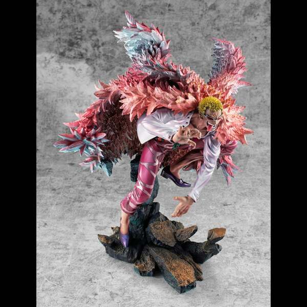 Estatua Donquixote Doflamingo One Piece Excellent Model POP SA-Maximum Heavenly Demon 35 cm Megahouse - Collector4U.com