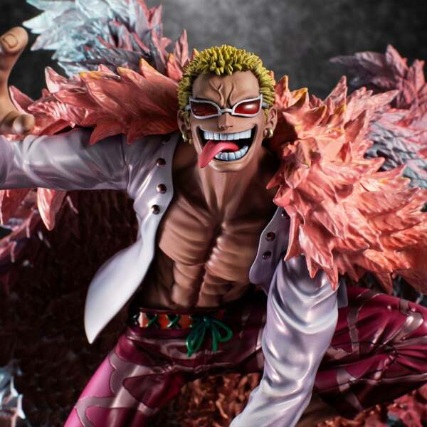 Estatua Donquixote Doflamingo One Piece Excellent Model POP SA-Maximum Heavenly Demon 35 cm Megahouse - Collector4U.com