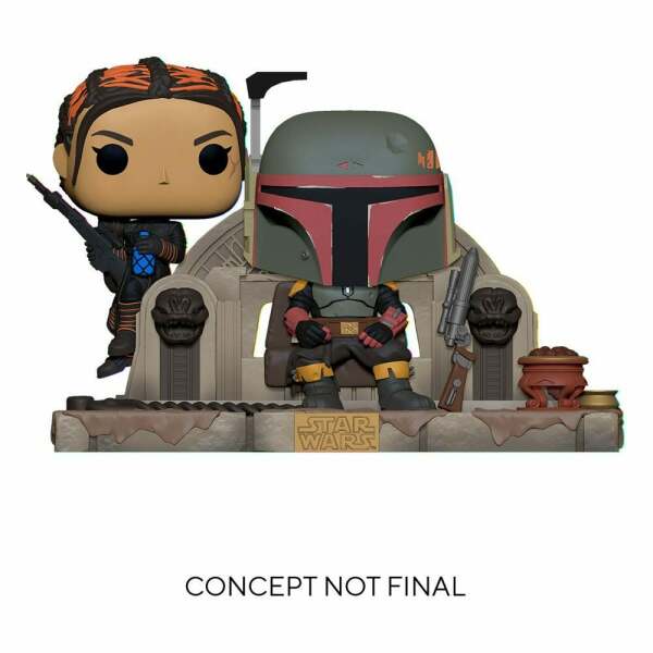 Funko Boba Fett & Fennec Shand The Mandalorian Pack de 2 POP Moment! Vinyl Figuras 9 cm - Collector4U.com