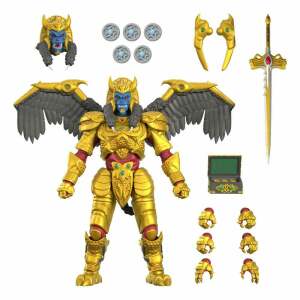 Figura Goldar Mighty Morphin Power Rangers Galácticos Ultimates 20 cm Super7 - Collector4U.com