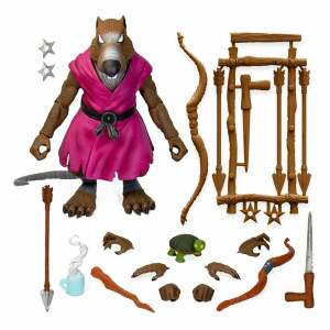 Figura Splinter Tortugas Ninja Ultimate Version 2 18 cm Super7 - Collector4U.com