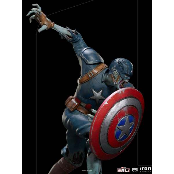 Estatua Capitán America Zombie What If...? 1/10 Art Scale 22 cm Iron Studios - Collector4U.com