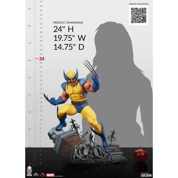 Estatua Wolverine Marvel: Future Fight 1/3 61cm PCS - Collector4U.com