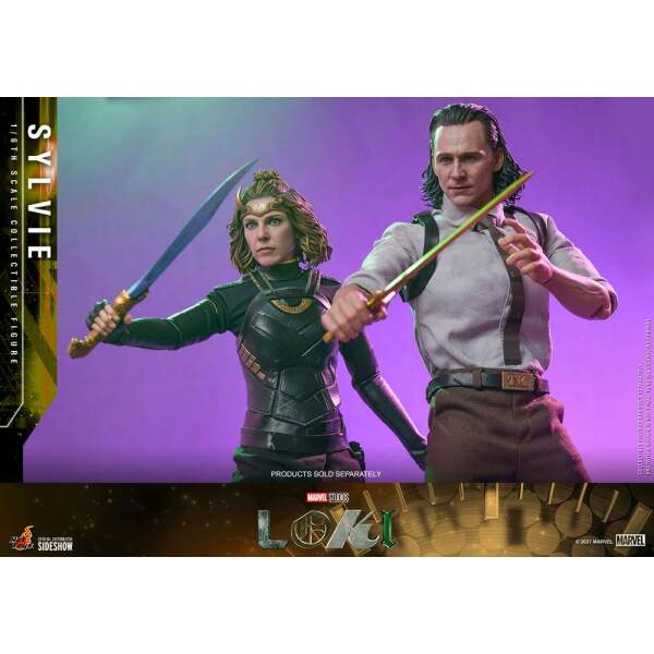 Figura Sylvie Loki Hot Toys 1/6 28cm - Collector4U.com