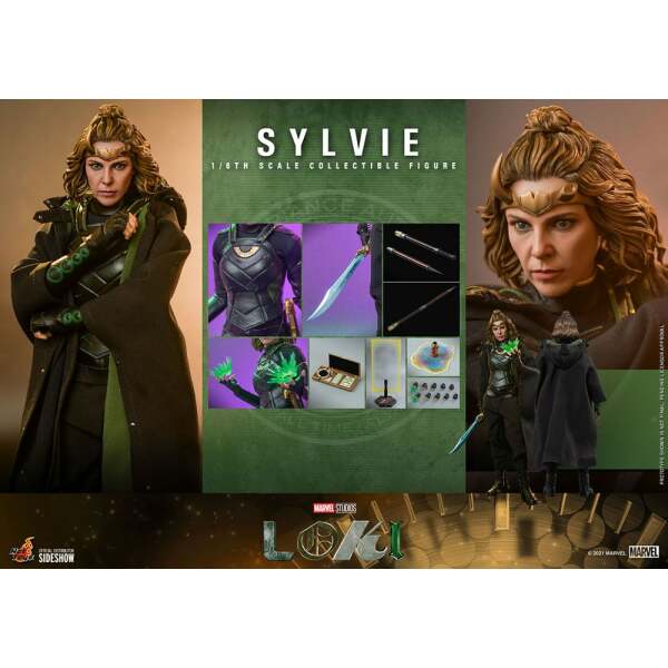 Figura Sylvie Loki Hot Toys 1/6 28cm - Collector4U.com