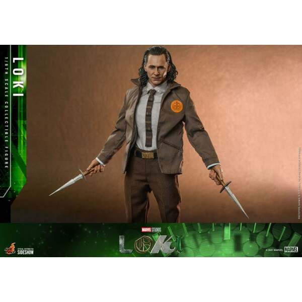 Figura Loki Hot Toys 1/6 31cm - Collector4U.com