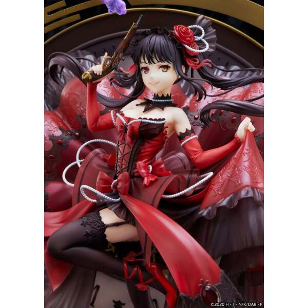 Estatua Kurumi Tokisaki Date A Bullet PVC 1/7 Pigeon Blood Ruby Dress Ver. 33 cm Estream - Collector4U.com