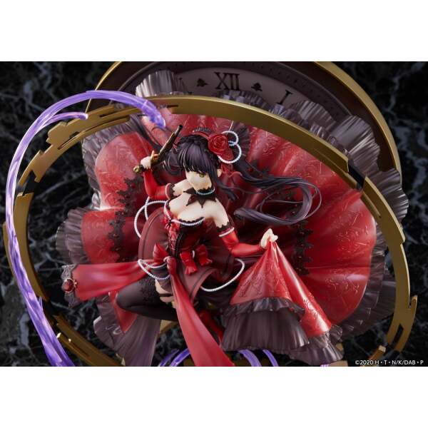 Estatua Kurumi Tokisaki Date A Bullet PVC 1/7 Pigeon Blood Ruby Dress Ver. 33 cm Estream - Collector4U.com