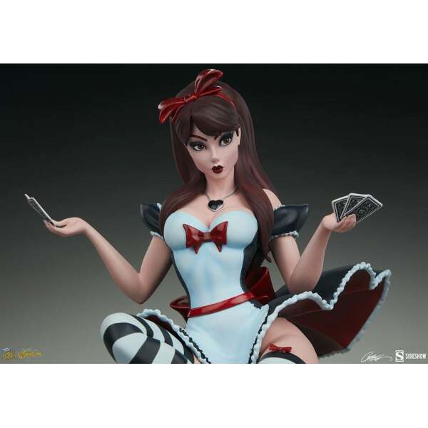 Estatua Alice in Wonderland Game of Hearts Edition Fairytale Fantasies Collection 34cm Sideshow Collectibles - Collector4U.com