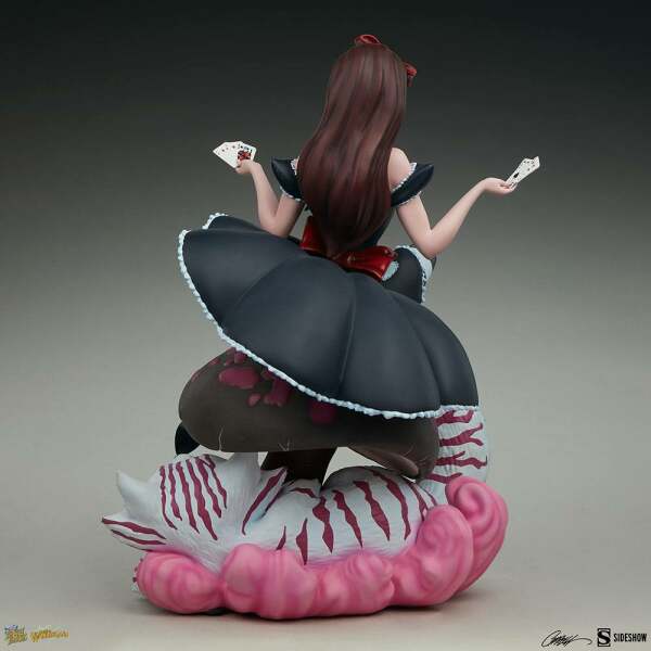 Estatua Alice in Wonderland Game of Hearts Edition Fairytale Fantasies Collection 34cm Sideshow Collectibles - Collector4U.com