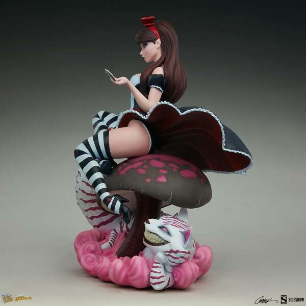 Estatua Alice in Wonderland Game of Hearts Edition Fairytale Fantasies Collection 34cm Sideshow Collectibles - Collector4U.com