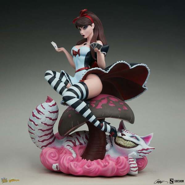 Estatua Alice in Wonderland Game of Hearts Edition Fairytale Fantasies Collection 34cm Sideshow Collectibles - Collector4U.com