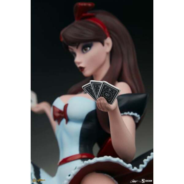 Estatua Alice in Wonderland Game of Hearts Edition Fairytale Fantasies Collection 34cm Sideshow Collectibles - Collector4U.com