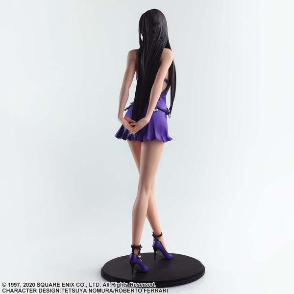 Estatua Tifa Lockhart Dress Ver. Final Fantasy VII Remake Static Arts Gallery 24cm Square Enix - Collector4U.com