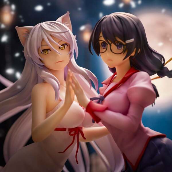 Estatua Tsubasa Hanekawa Set Nekomonogatari Monogatari Series PVC 19cm Union Creative - Collector4U.com