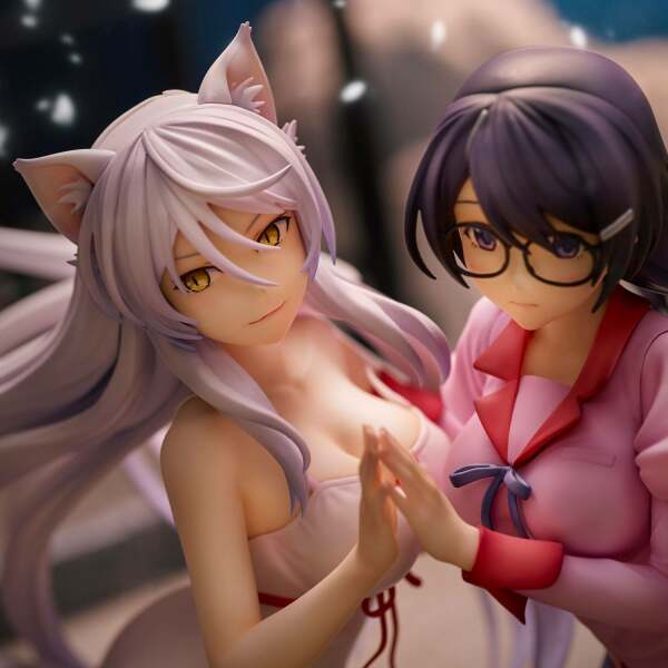 Estatua Tsubasa Hanekawa Set Nekomonogatari Monogatari Series PVC 19cm Union Creative - Collector4U.com