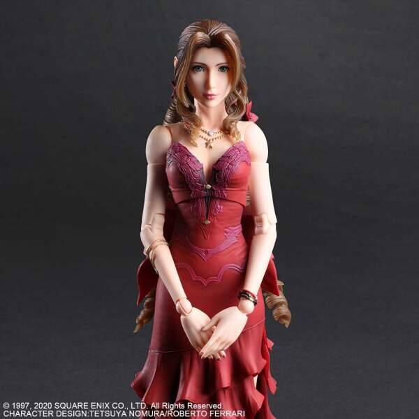 Figura Aerith Gainsborough Dress Ver. Final Fantasy VII Remake Play Arts Kai 25cm Square Enix - Collector4U.com