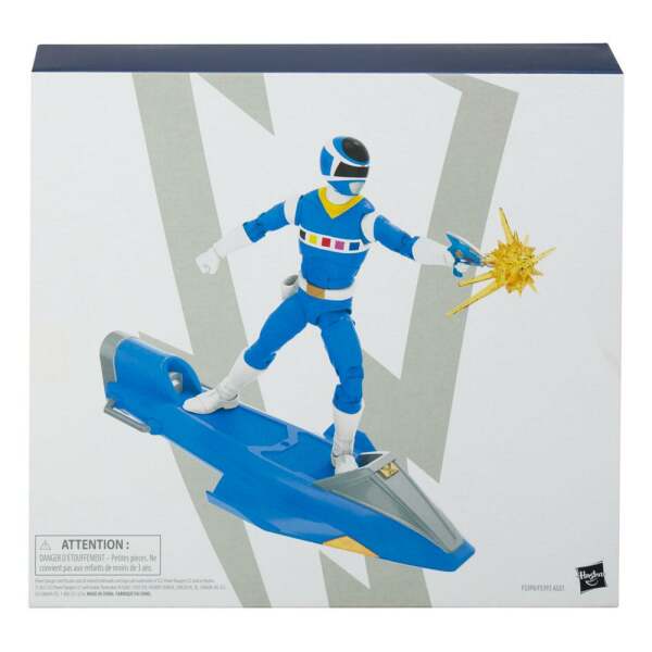 Figura Blue Ranger & Galaxy Glider Power Rangers in Space Lightning Collection 2022 15cm Hasbro - Collector4U.com