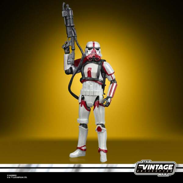 Figura Incinerator Trooper Star Wars The Mandalorian Vintage Collection Carbonized 2021 10 cm Hasbro - Collector4U.com