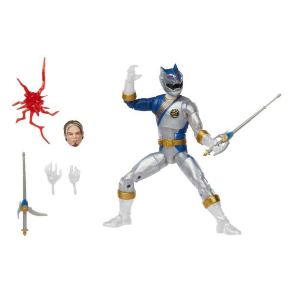 Figura Lunar Wolf Ranger Power Rangers Wild Force Lightning Collection 2022 15cm Hasbro - Collector4U.com