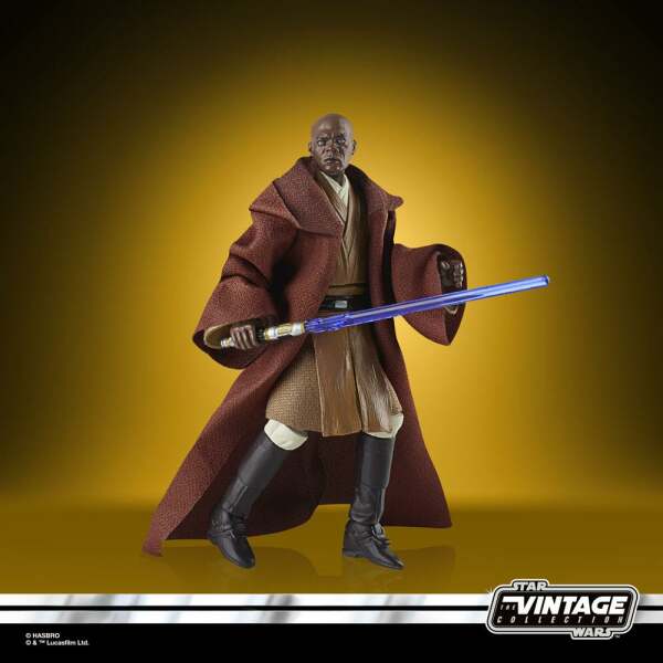 Figura Mace Windu Star Wars Episode II Vintage Collection 2022 10cm Hasbro - Collector4U.com