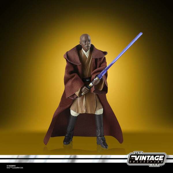 Figura Mace Windu Star Wars Episode II Vintage Collection 2022 10cm Hasbro - Collector4U.com