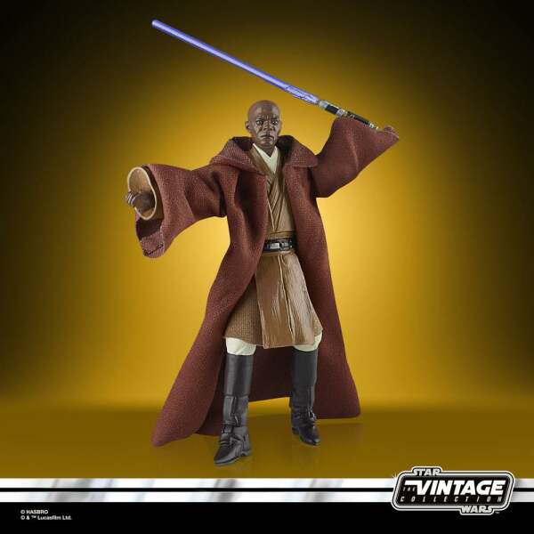 Figura Mace Windu Star Wars Episode II Vintage Collection 2022 10cm Hasbro - Collector4U.com