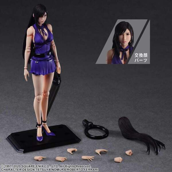 Figura Tifa Lockhart Dress Ver. Final Fantasy VII Remake Play Arts Kai 25cm Square Enix - Collector4U.com