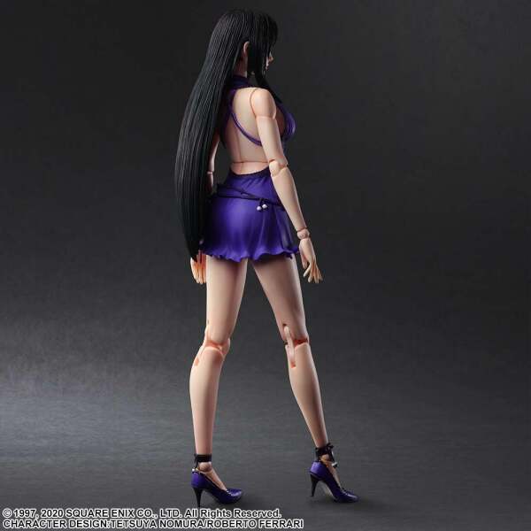 Figura Tifa Lockhart Dress Ver. Final Fantasy VII Remake Play Arts Kai 25cm Square Enix - Collector4U.com