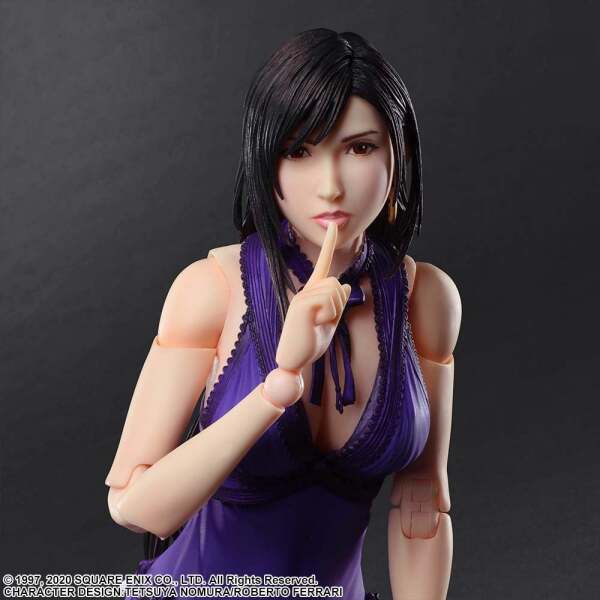 Figura Tifa Lockhart Dress Ver. Final Fantasy VII Remake Play Arts Kai 25cm Square Enix - Collector4U.com