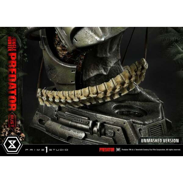 Busto Predator Unmasked Version 1/3 Jungle Hunter Predator 37cm Prime 1 Studio - Collector4U.com