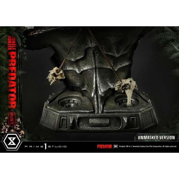 Busto Predator Unmasked Version 1/3 Jungle Hunter Predator 37cm Prime 1 Studio - Collector4U.com