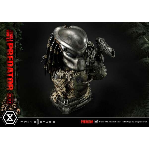 Busto Predator Regular Version 1/3 Jungle Hunter Predator 37cm Prime 1 Studio - Collector4U.com