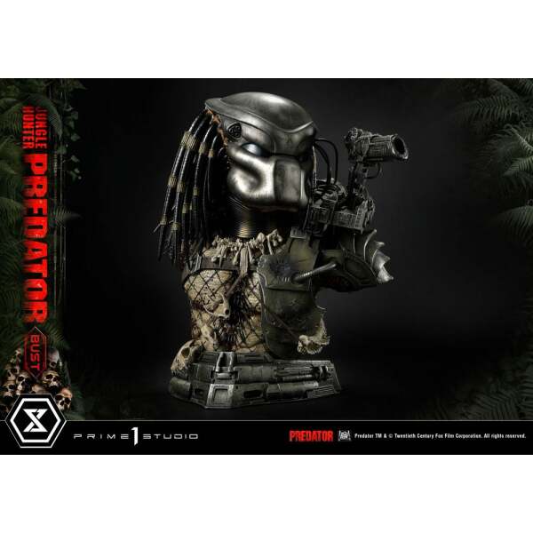 Busto Predator Regular Version 1/3 Jungle Hunter Predator 37cm Prime 1 Studio - Collector4U.com