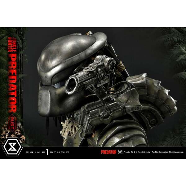 Busto Predator Regular Version 1/3 Jungle Hunter Predator 37cm Prime 1 Studio - Collector4U.com