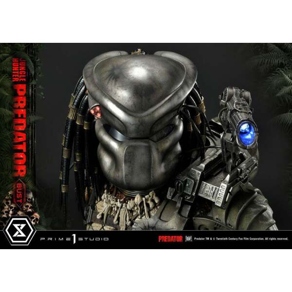 Busto Predator Regular Version 1/3 Jungle Hunter Predator 37cm Prime 1 Studio - Collector4U.com