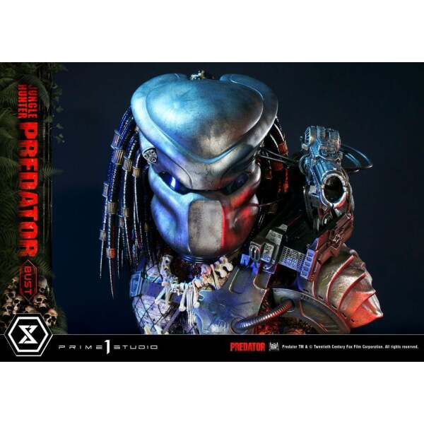 Busto Predator Regular Version 1/3 Jungle Hunter Predator 37cm Prime 1 Studio - Collector4U.com