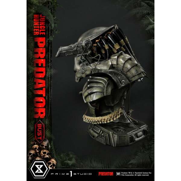 Busto Predator Regular Version 1/3 Jungle Hunter Predator 37cm Prime 1 Studio - Collector4U.com