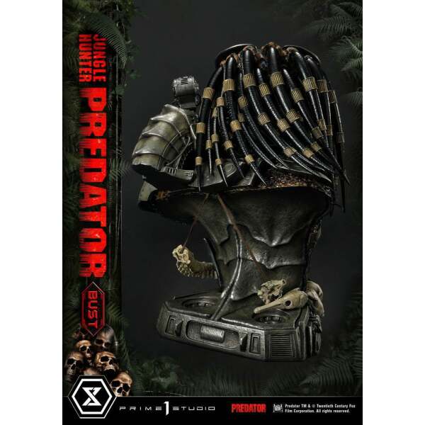 Busto Predator Regular Version 1/3 Jungle Hunter Predator 37cm Prime 1 Studio - Collector4U.com