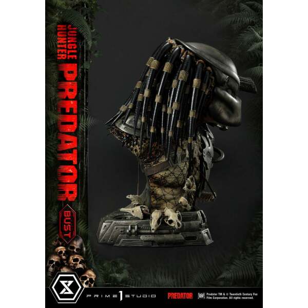 Busto Predator Regular Version 1/3 Jungle Hunter Predator 37cm Prime 1 Studio - Collector4U.com